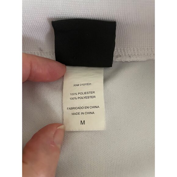 Vintage Mad Engine Marvel Captain America White Track Jacket Graphic - Picture 4 of 6